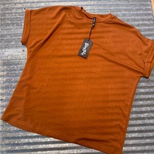Rust Orange Shirt